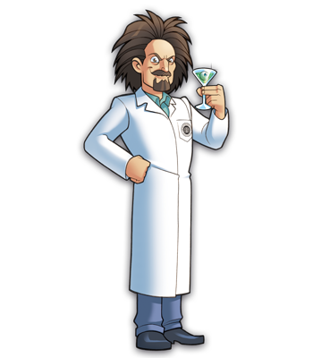 Mad Scientists' Guild Member, Dr. Alkenstein.