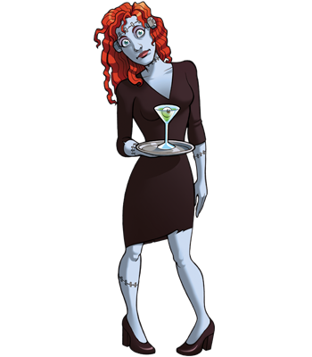 Mad Scientists' Guild Member, Red.