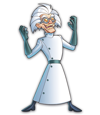 Mad Scientists' Guild Member, Dr.E. Frankendie.